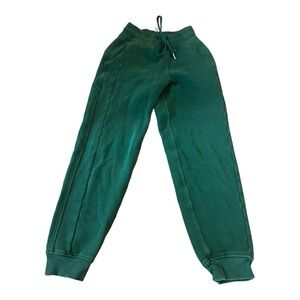 Green scuba joggers, Lululemon size 0